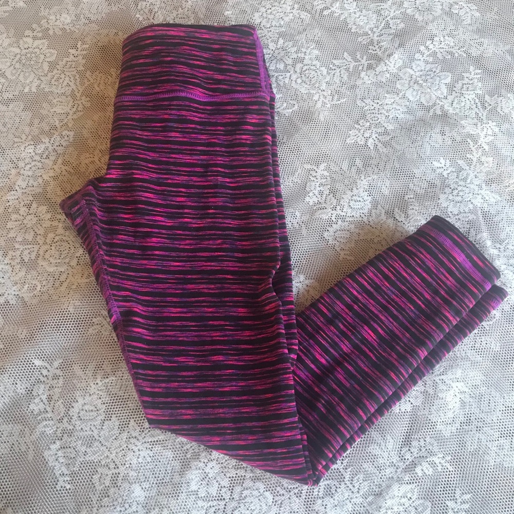Pink/Purple Striped Leggings